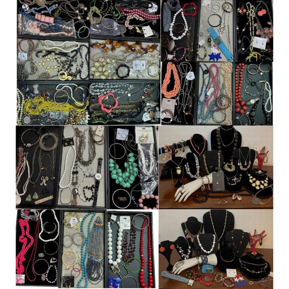 1+ Pounds 25-30 Pcs All Wearable Vintage To Modern Jewelry-READ PLEASE - Picture 11 of 12